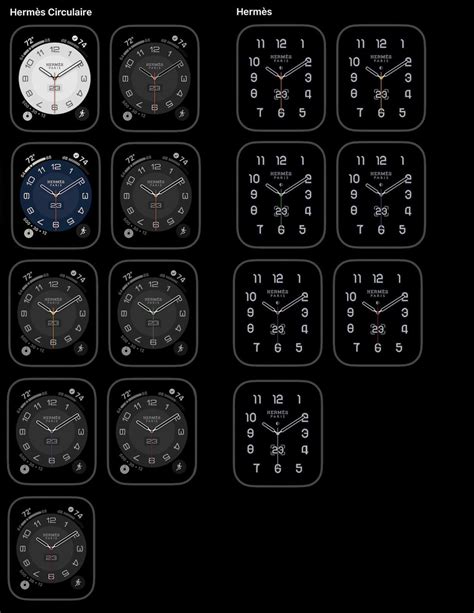 Apple Watch faces Hermes